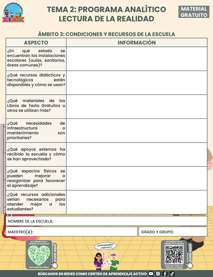 TEMA 2: FORMATO LECTURA DE LA REALIDAD en PDF