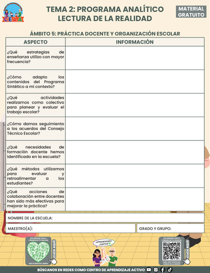 TEMA 2: FORMATO LECTURA DE LA REALIDAD en PDF