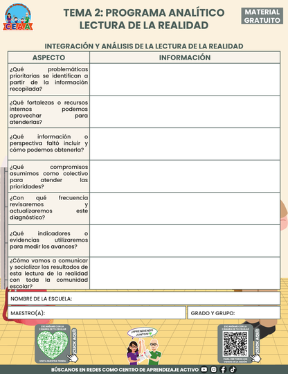 TEMA 2: FORMATO LECTURA DE LA REALIDAD en PDF