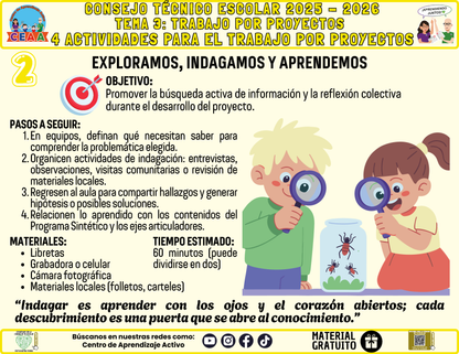 Fichero 4 Actividades Prácticas TEMA 3: TRABAJO POR PROYECTOS en PDF