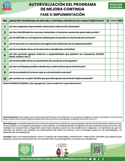 TEMA 4: AUTOEVALUACIÓN DEL PROGRAMA MEJORA CONTINUA en PDF