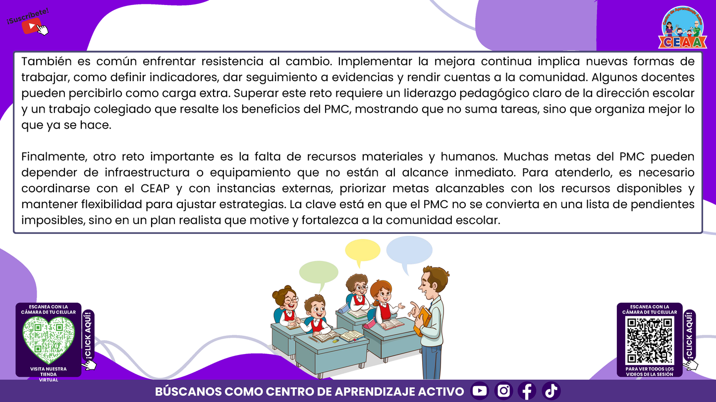RESUMEN GRÁFICO TEMA 4: EL PROGRAMA DE MEJORA CONTINUA EN EL CTE (Editable en PowerPoint)