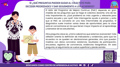 RESUMEN GRÁFICO TEMA 4: EL PROGRAMA DE MEJORA CONTINUA EN EL CTE (Editable en PowerPoint)