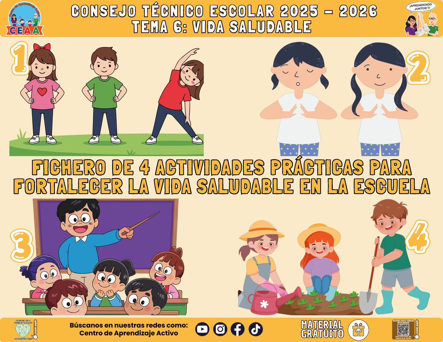 Fichero 4 Actividades Prácticas TEMA 6: VIDA SALUDAD en PDF