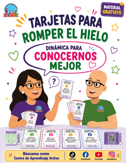 TARJETAS PARA ROMER EL HIELO en PDF