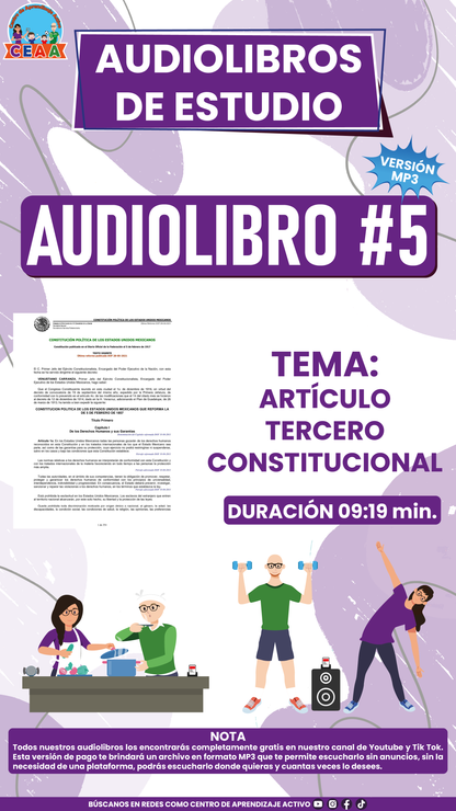 Audiolibros de Estudio Tema #5 en MP3