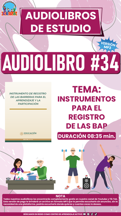 Audiolibros de Estudio Tema #34 en MP3