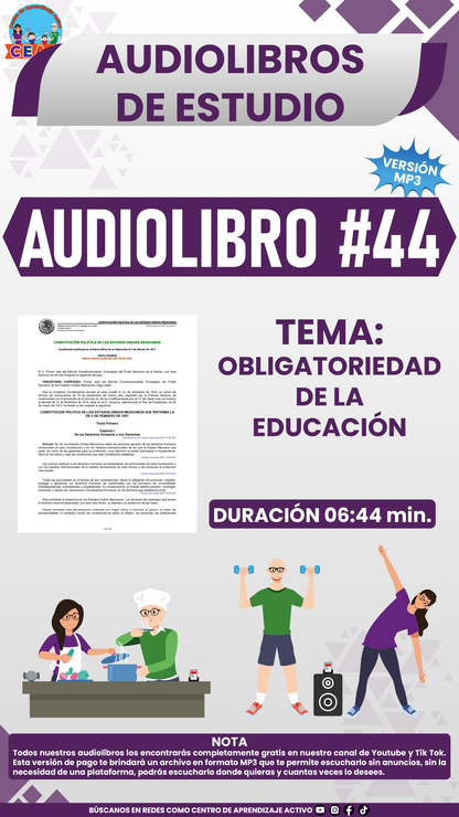Audiolibros de Estudio Tema #44 en MP3