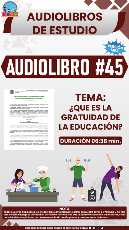 Audiolibros de Estudio Tema #45 en MP3