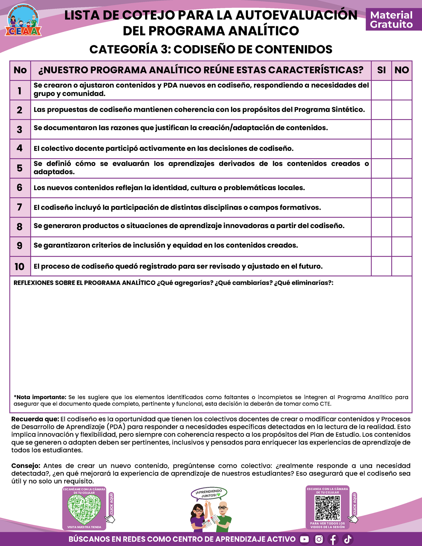TEMA 2: AUTOEVALUCIÓN DEL PROGRAMA ANALÍTICO en PDF