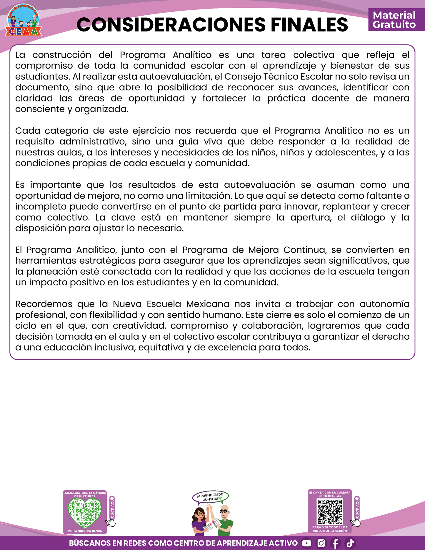 TEMA 2: AUTOEVALUCIÓN DEL PROGRAMA ANALÍTICO en PDF