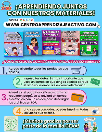 Agenda Flores MAESTRO Preescolar Ciclo Escolar 2024 - 2025