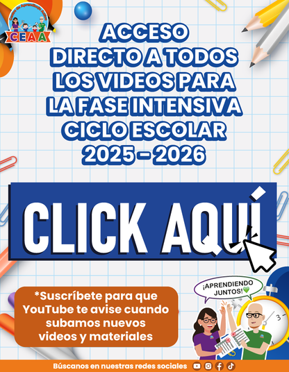Acceso a Todos los Videos para la Fase Intensiva Agosto 2025