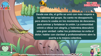 Historias para Directores - Valentina, la Mariposa que Aprendió a Hablar con Claridad (Editable en PowerPoint)