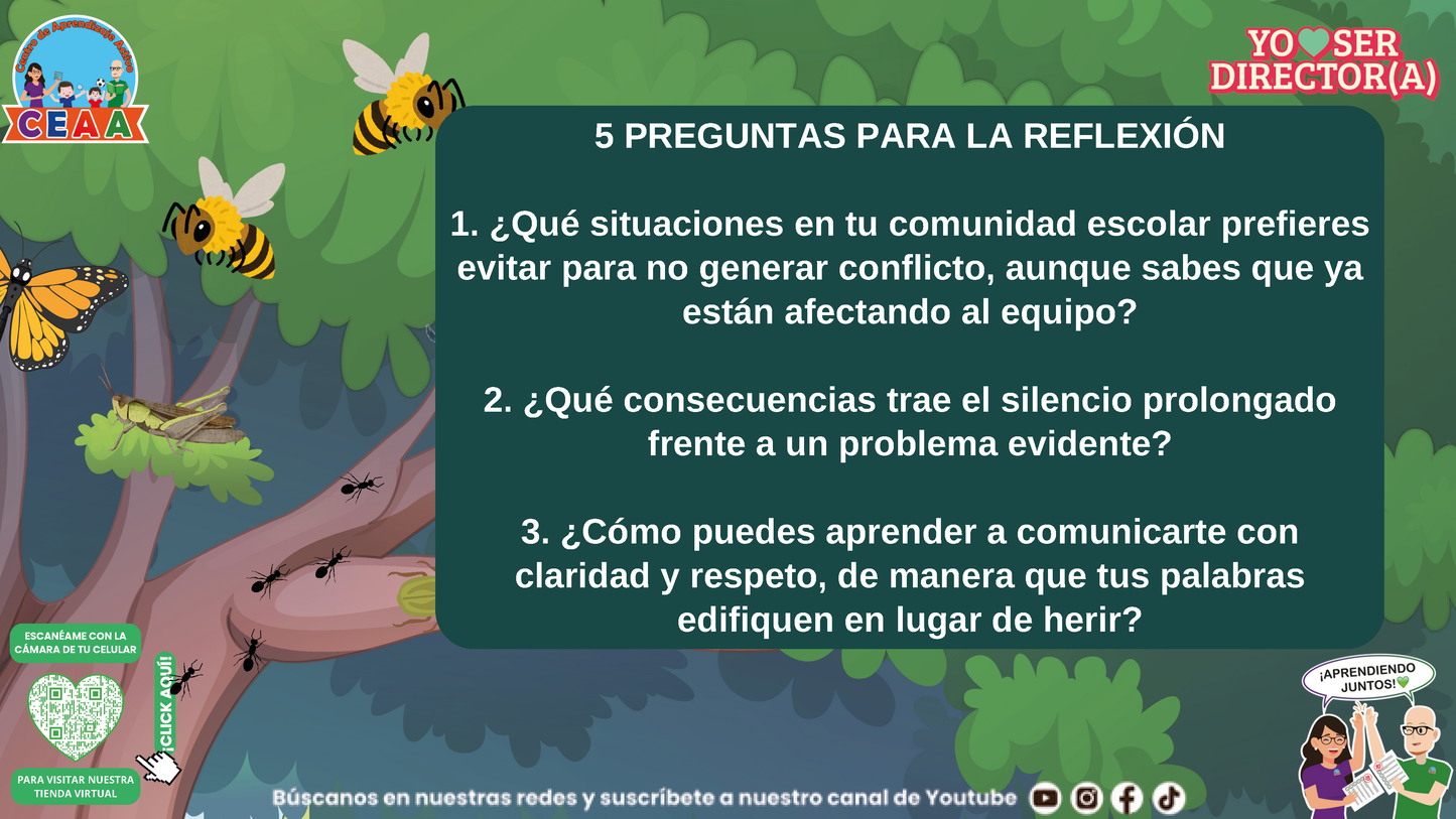 Historias para Directores - Valentina, la Mariposa que Aprendió a Hablar con Claridad (Editable en PowerPoint)