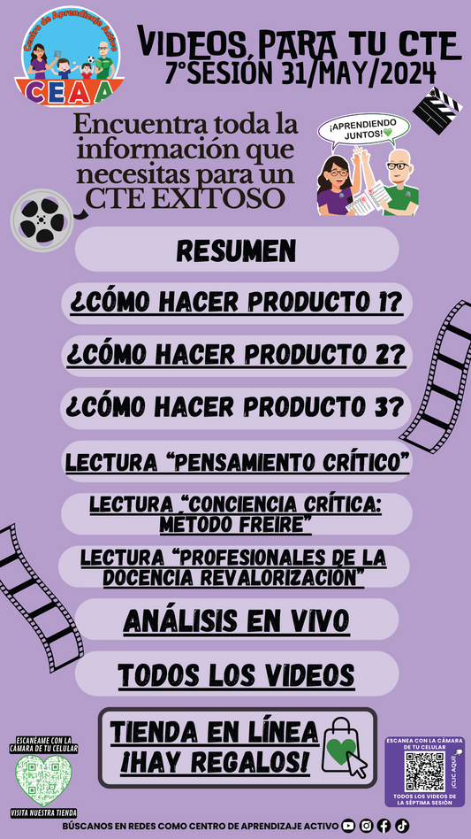 VIDEOS PARA TU CTE SÉPTIMA SESIÓN