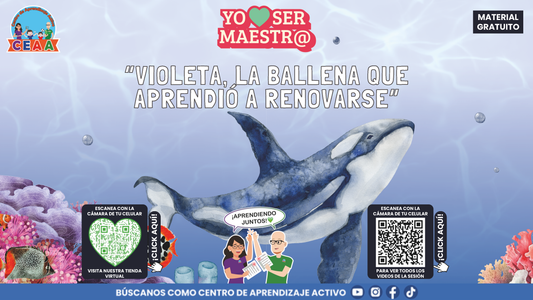 Historias para Maestros - VIOLETA, LA BALLENA QUE APRENDIÓ A RENOVARSE en PDF