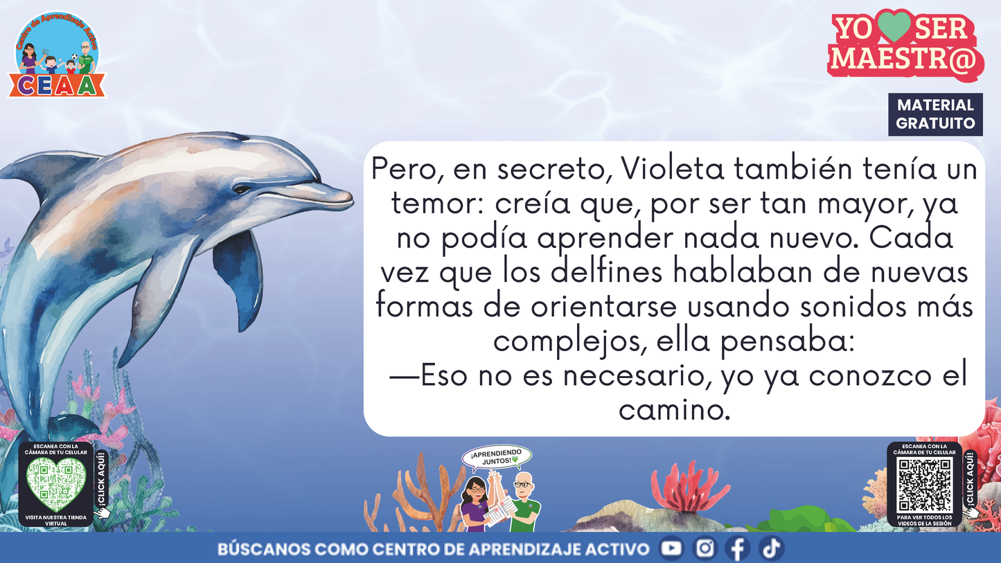 Historias para Maestros - VIOLETA, LA BALLENA QUE APRENDIÓ A RENOVARSE en PDF