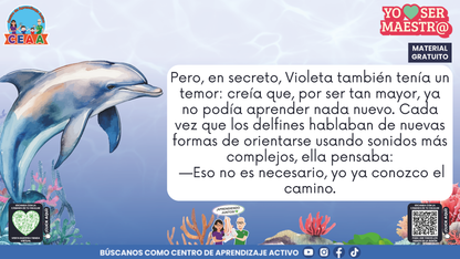 Historias para Maestros - VIOLETA, LA BALLENA QUE APRENDIÓ A RENOVARSE en PDF