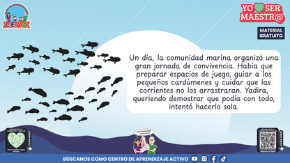 Historias para Maestros - YADIRA, LA MAESTRA DELFÍN QUE APRENDIÓ A PEDIR AYUDA en PDF