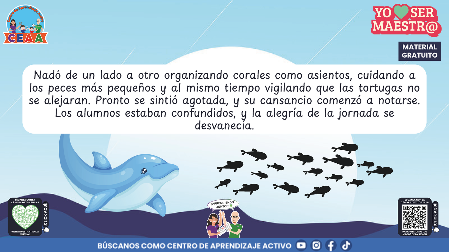 Historias para Maestros - YADIRA, LA MAESTRA DELFÍN QUE APRENDIÓ A PEDIR AYUDA en PDF