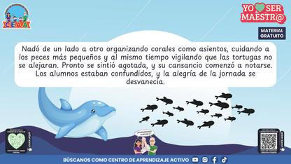 Historias para Maestros - YADIRA, LA MAESTRA DELFÍN QUE APRENDIÓ A PEDIR AYUDA en PDF