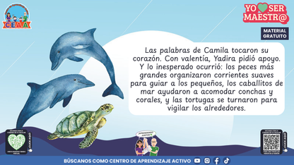 Historias para Maestros - YADIRA, LA MAESTRA DELFÍN QUE APRENDIÓ A PEDIR AYUDA en PDF