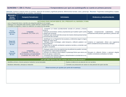 PLANEACIÓN 5° Primaria Primer Periodo (Sep, Oct, Nov) ✏️Editable en Word