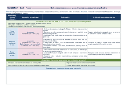 PLANEACIÓN 5° Primaria Primer Periodo (Sep, Oct, Nov) ✏️Editable en Word