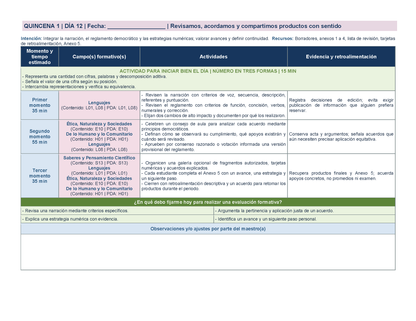 PLANEACIÓN 5° Primaria Primer Periodo (Sep, Oct, Nov) ✏️Editable en Word