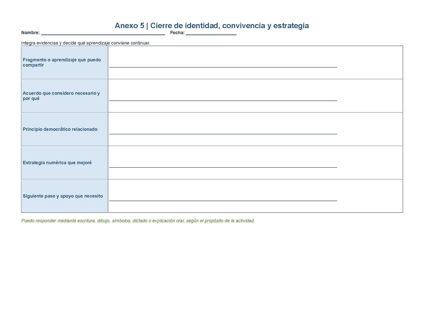 PLANEACIÓN 5° Primaria Primer Periodo (Sep, Oct, Nov) ✏️Editable en Word