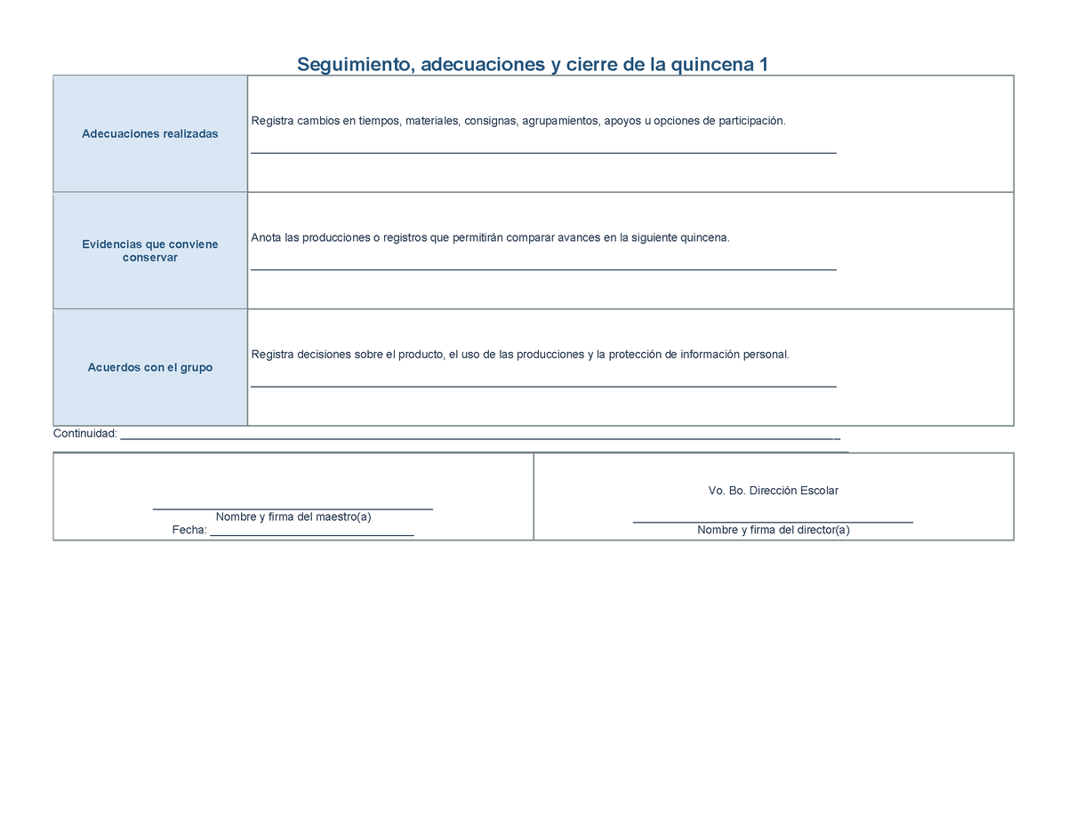 PLANEACIÓN 5° Primaria Primer Periodo (Sep, Oct, Nov) ✏️Editable en Word