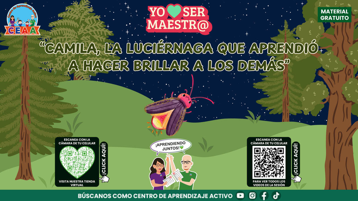 Portada de Camila, la luciérnaga que aprendió a hacer brillar a los demás.
