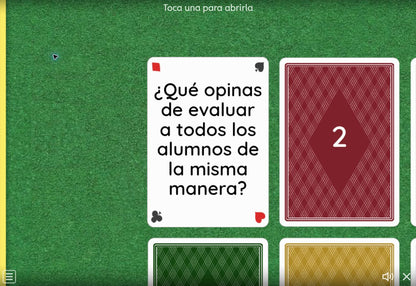 Juego 1, tema 3 de Educación Básica, CTE 2026-2027: ¿Qué opinas de evaluar a todos los alumnos de la misma manera?