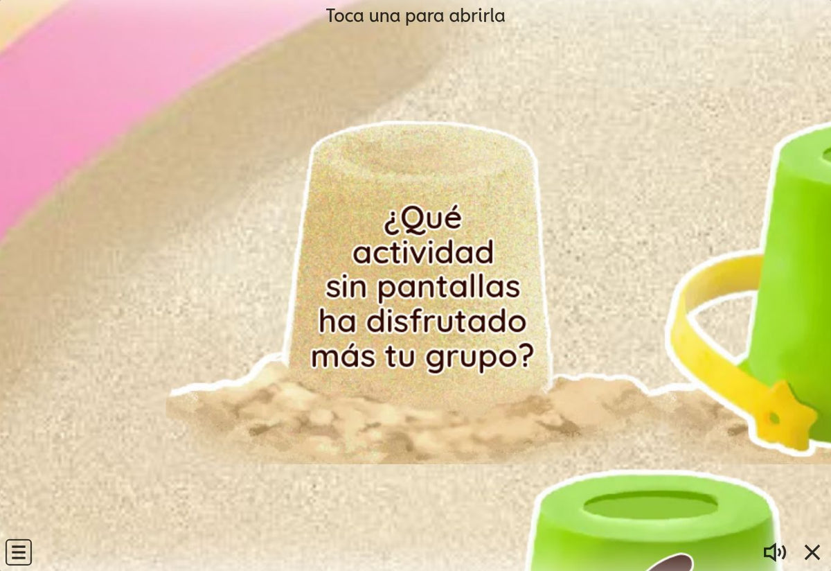 Juego 1, tema 4 de Educación Básica, CTE 2026-2027: ¿Qué actividad sin pantallas ha disfrutado más tu grupo?