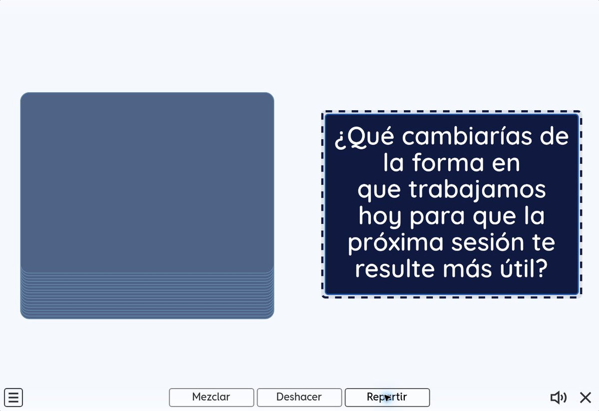 Juego 4, tema 4 de Educación Básica, CTE 2026-2027: ¿Qué cambiarías de la forma en que trabajamos hoy para que la próxima sesión te resulte más útil?