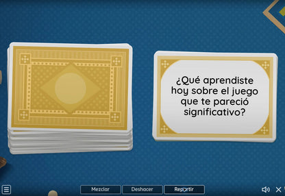 Pregunta de la actividad interactiva del juego 4, tema 1 de Educación Preescolar: Reflexiones finales sobre el juego como herramienta para el aprendizaje. CTE 2026-2027