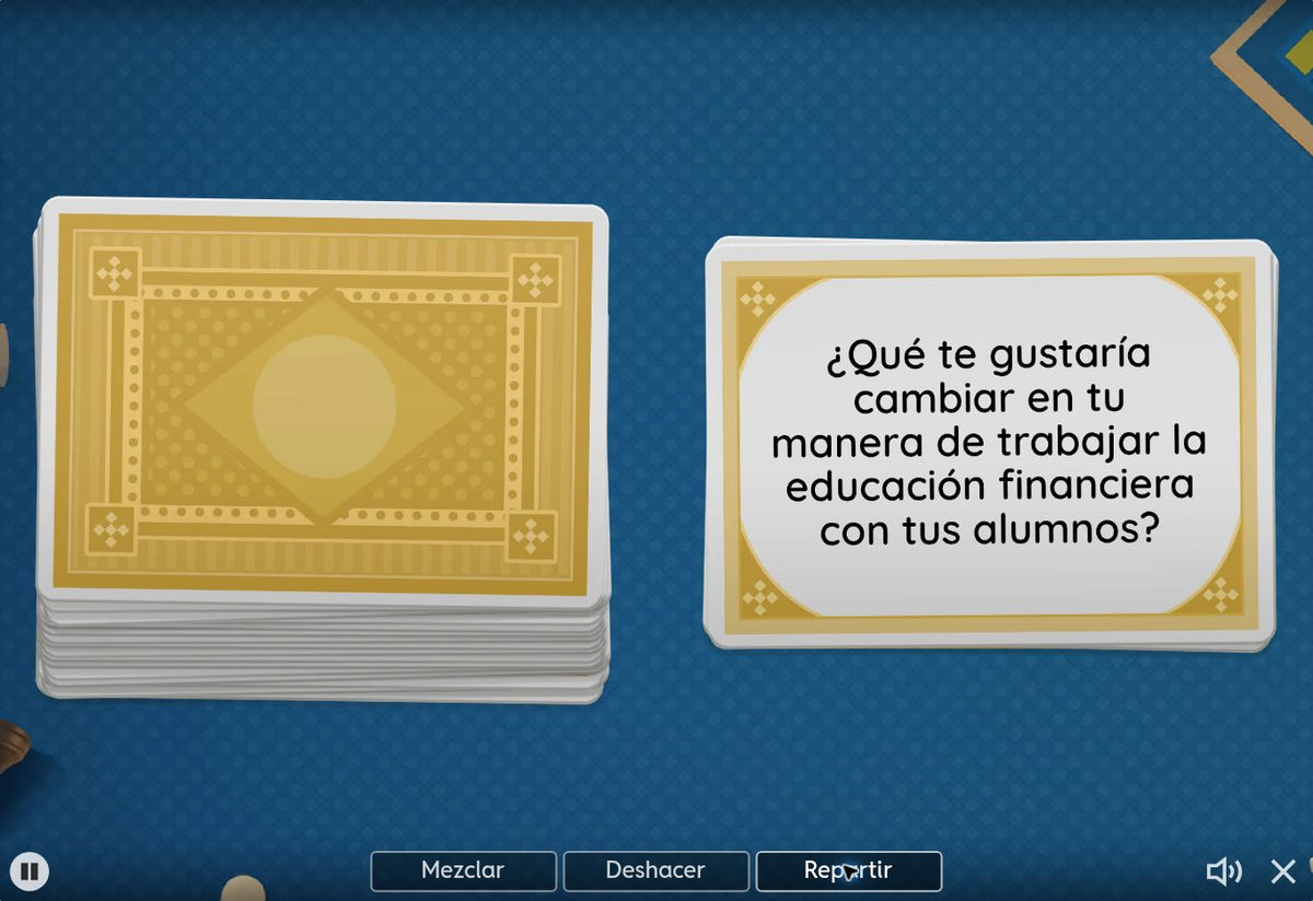 Juego interactivo 4 - Primaria Tema 1: educación financiera - pregunta de muestra para reflexión docente
