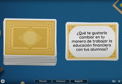 Juego interactivo 4 - Primaria Tema 1: educación financiera - pregunta de muestra para reflexión docente