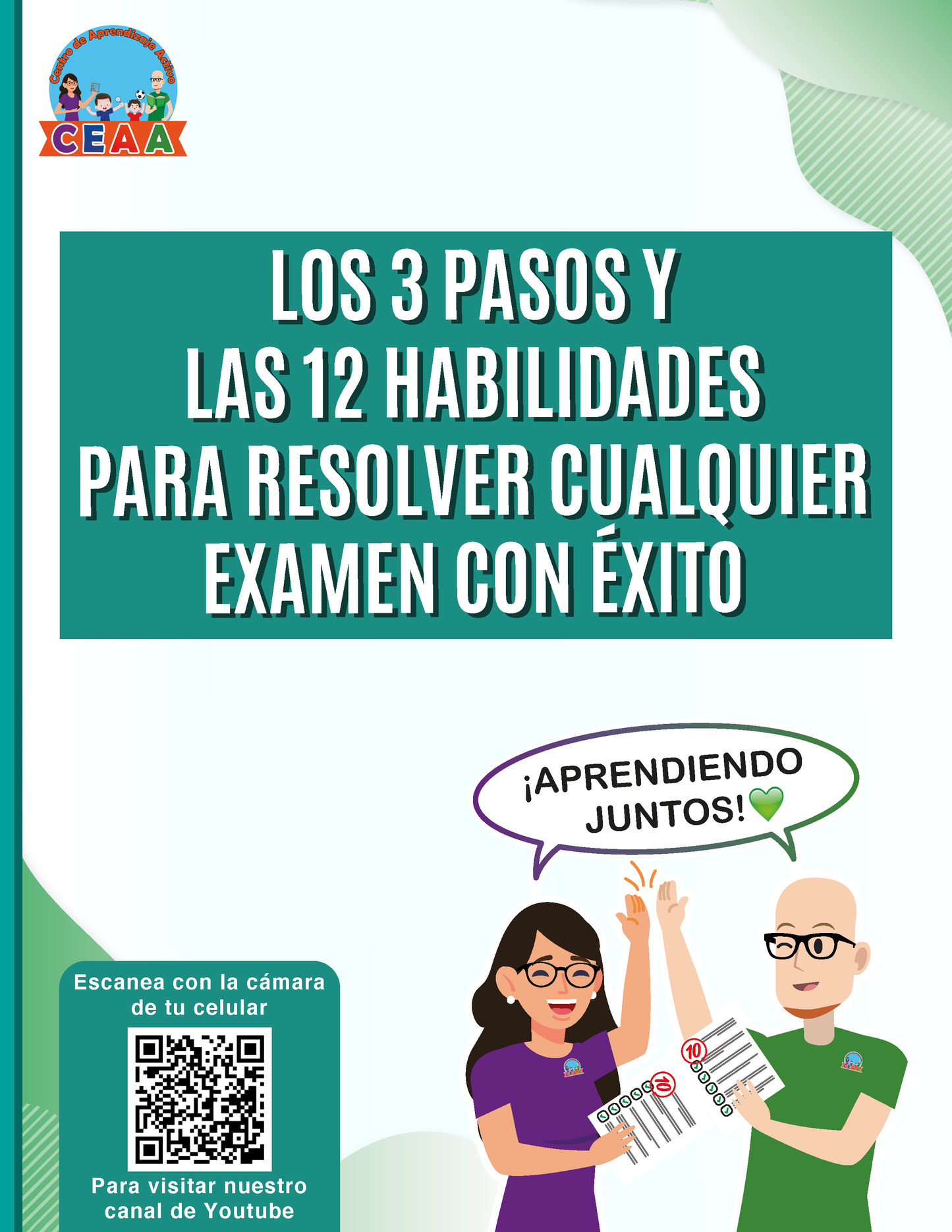 eBook: LOS 3 PASOS Y LAS 12 HABILIDADES PARA RESOLVER CUALQUIER EXAMEN CON ÉXITO en PDF