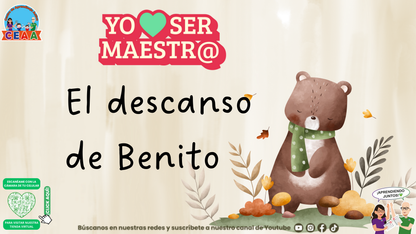 Portada de El descanso de Benito, historia ilustrada para docentes.