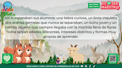 Los alumnos del maestro Bruno tienen diferentes edades, intereses y formas de aprender.