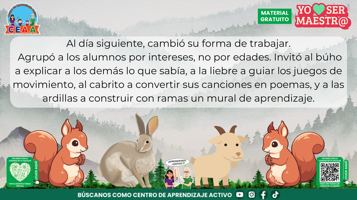 Bruno organiza el trabajo por intereses e invita a sus alumnos a compartir sus habilidades.