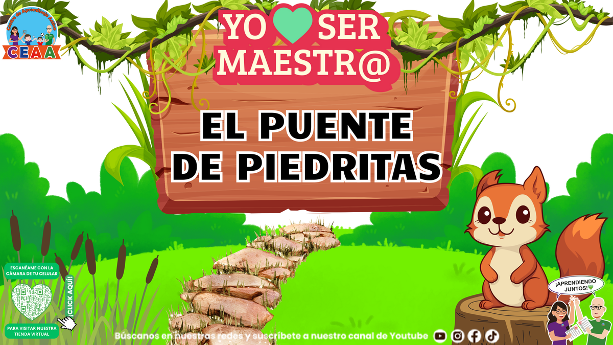 Portada de El puente de piedritas, historia reflexiva para maestros en PDF.