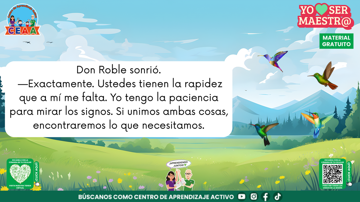 El maestro reconoce cómo la experiencia y la rapidez de sus alumnos se complementan; página 10.
