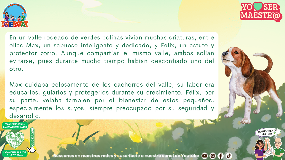 Max y Félix cuidan a los cachorros del valle desde distintas responsabilidades.