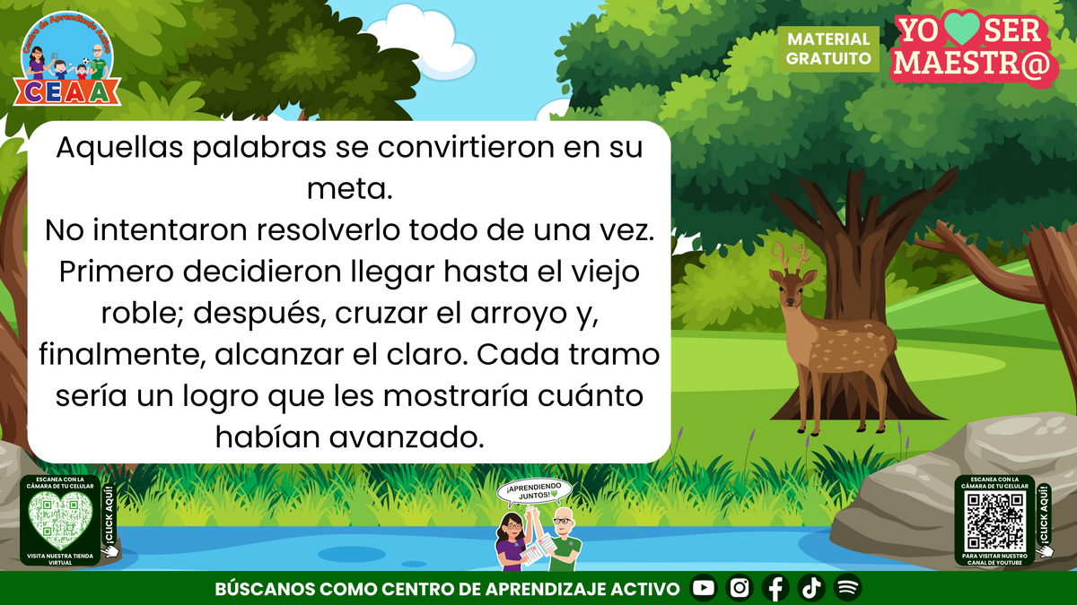 El grupo acuerda avanzar por tramos para reconstruir el camino; página 9.