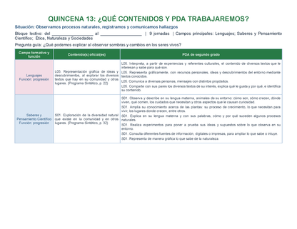 PLANEACIÓN 2° ⭐Preescolar Tercer Periodo (Abr, May, Jun, Jul) ✏️Editable en Word