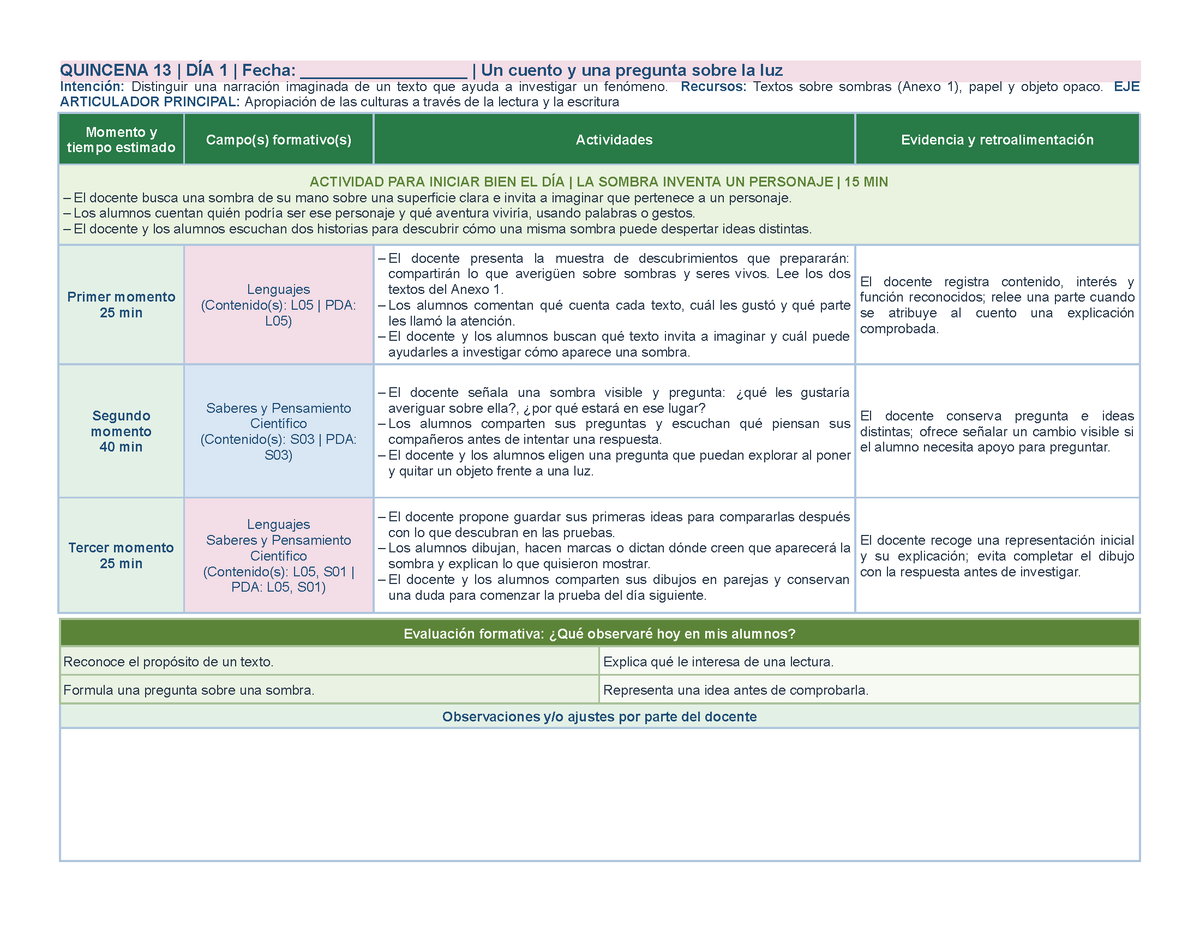 PLANEACIÓN 2° ⭐Preescolar Tercer Periodo (Abr, May, Jun, Jul) ✏️Editable en Word