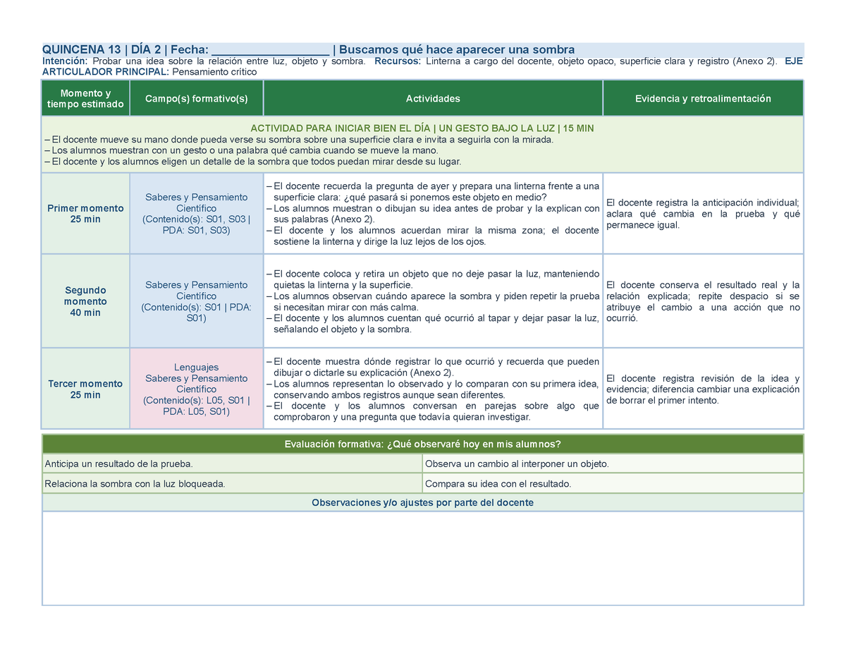 PLANEACIÓN 2° ⭐Preescolar Tercer Periodo (Abr, May, Jun, Jul) ✏️Editable en Word